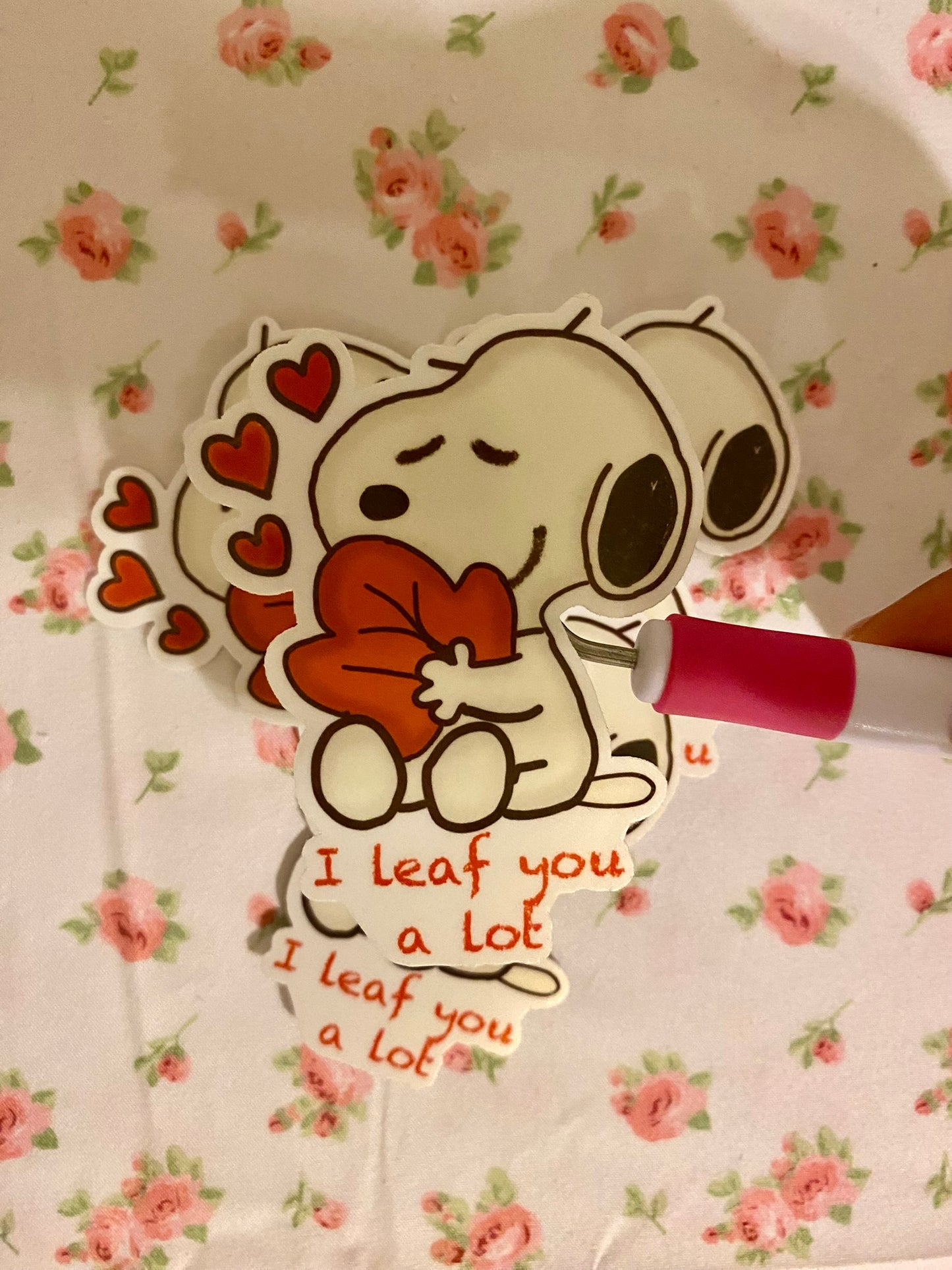 Snoopy Fall Sticker | Cozy Autumn Waterproof Vinyl | Cute for Journals & Laptops | Aesthetic Stationery